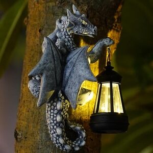 Dragon Lantern Tree Hugger Wall Accent